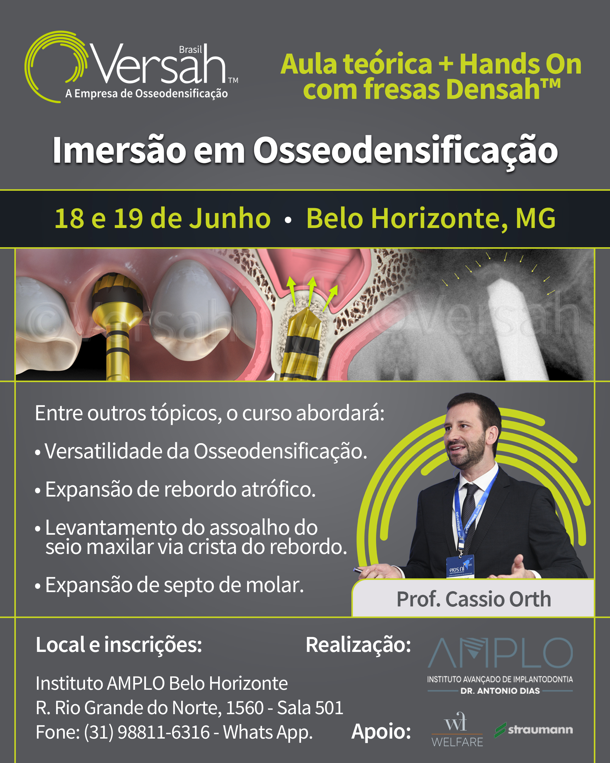 Osseodensificação Instituto AMPLO